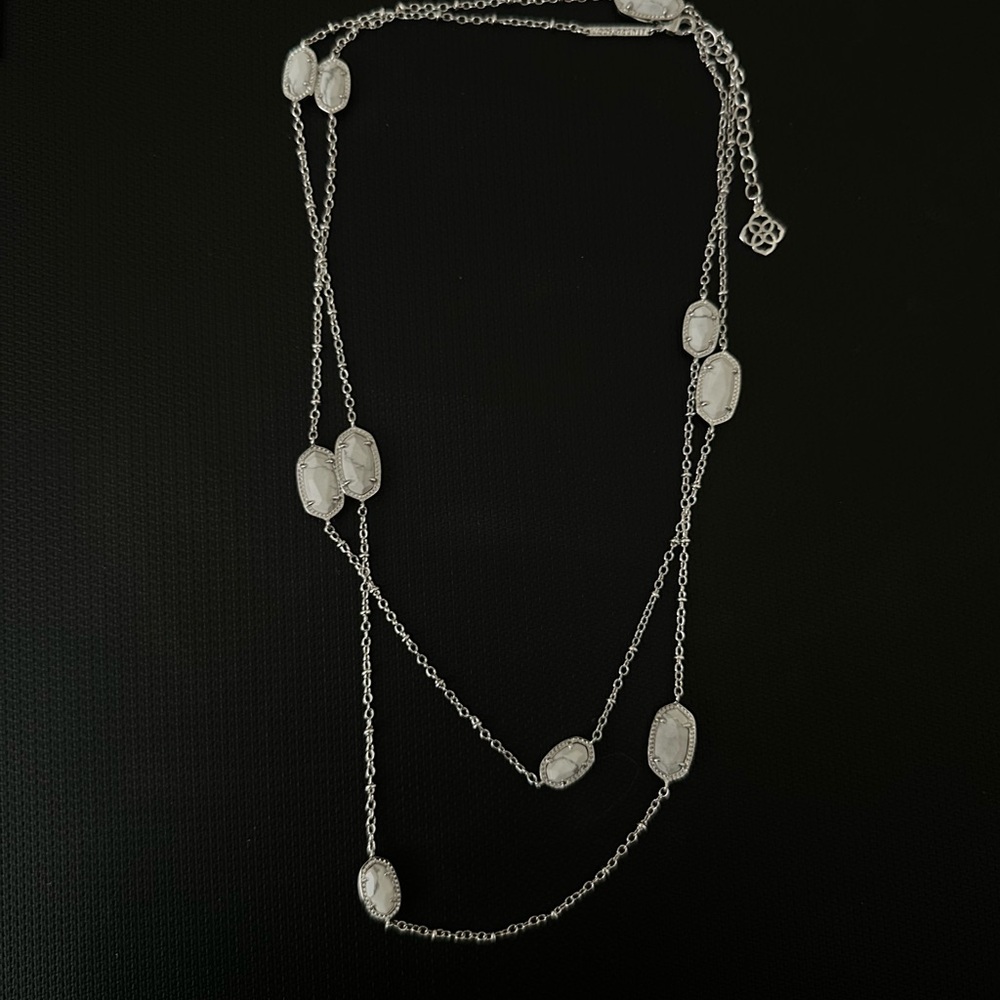 Kendra Scott Long Stone Necklace NWOT